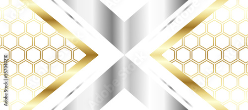 golden chrome white background Design 305 Wallpaper Vector