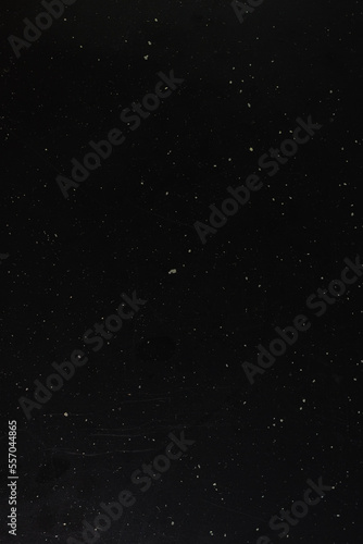 Dust and scratches design Black abstract background Vintage effect Copy space