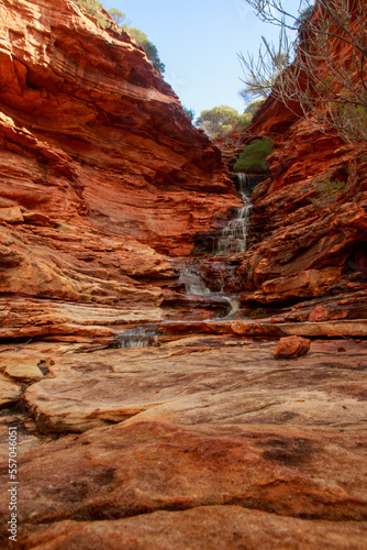 Red rocks and waterfalls - Kalbarri National Park, Western Australia  © Drew Davies