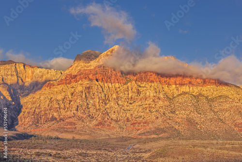 Las Vegas Red Rock Canyon National Conservation Area During Sunrise