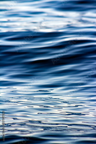 Blue Ripples of Beautiful Lake Water - Background or Backdrop or Wallpaper