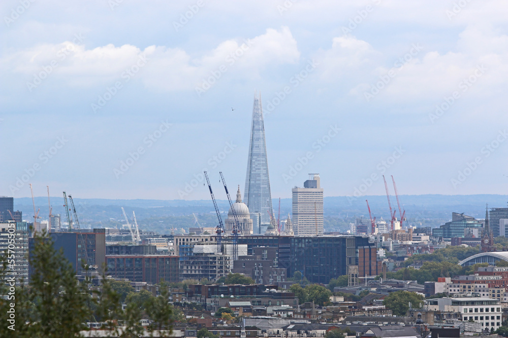 Fototapeta premium London skyline from Parliament Hill