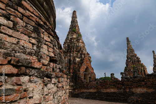 Famous place in Thailand  Ayuttaya Histrory Park 