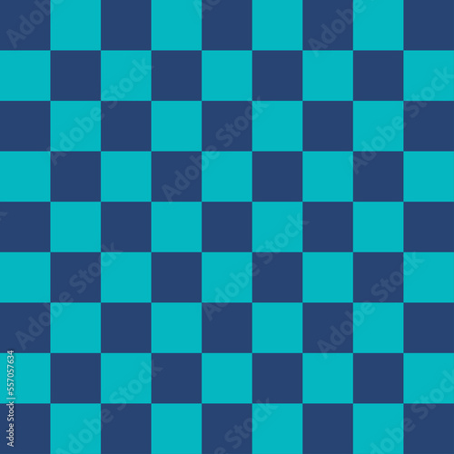 Checker chess square abstract blue background.Checkerboard, chessboard, mesh pattern. 