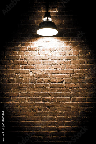 NYC Pattern / Texture: LIGHT ON BRICK WALL