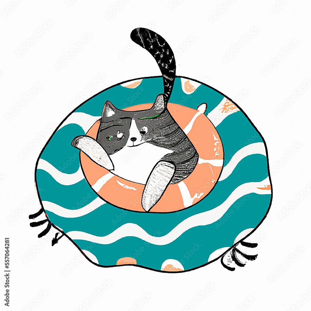 simulazione gatto che dorme modello plastica e