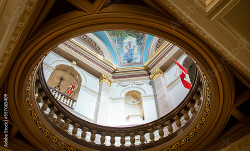 Cupola inside the British Colombia parliament building