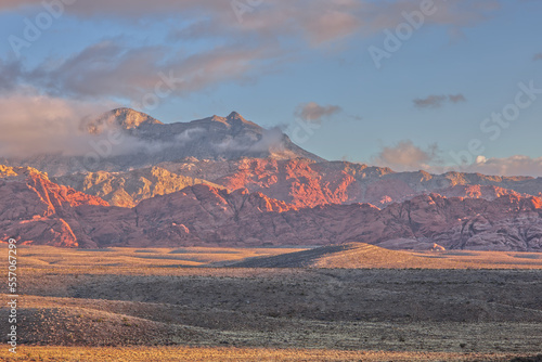 Photography Las Vegas Red Rock Canyon National Conservation Area Landscape in the Morning