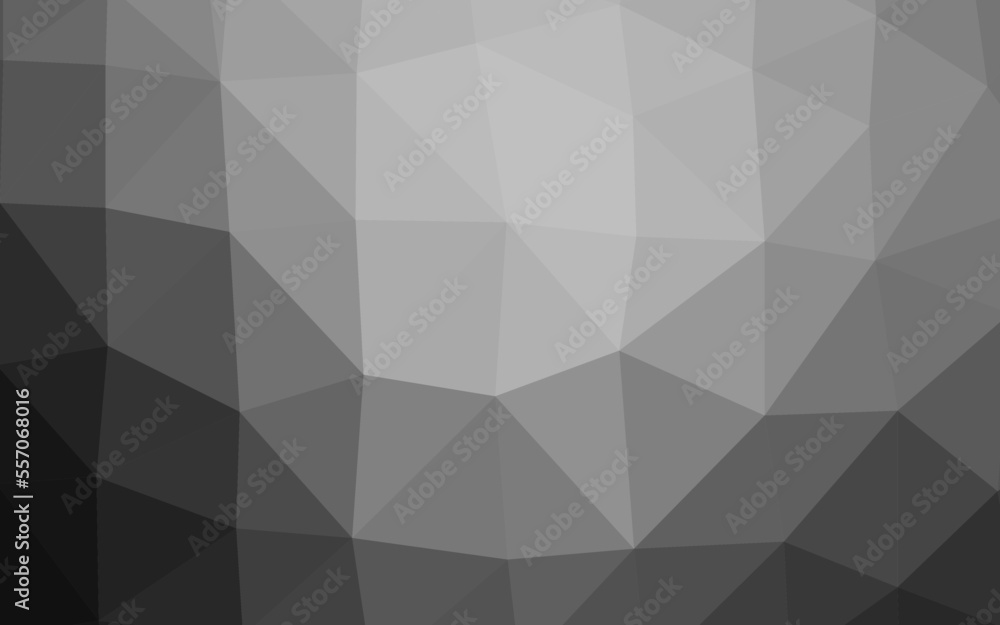 Light Silver, Gray vector polygonal template. Light Silver, Gray vector polygonal template.