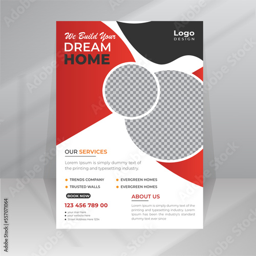 Home Development Build Dream House Flyer template