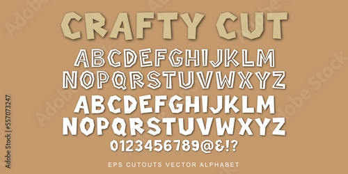 Crafty Paper Cutouts Alphabet