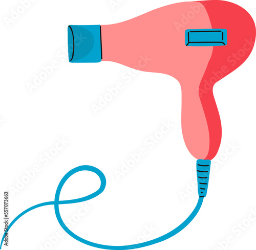 Hair Dryer Accessory Illustration