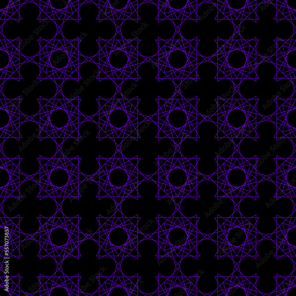 Dark Pattern with crossing thin lines. Abstract geometric texture Violet Purple Black Seamless linear pattern Textile Fabric design wrapping Vector illustration Textile swatch Background Line EPS10