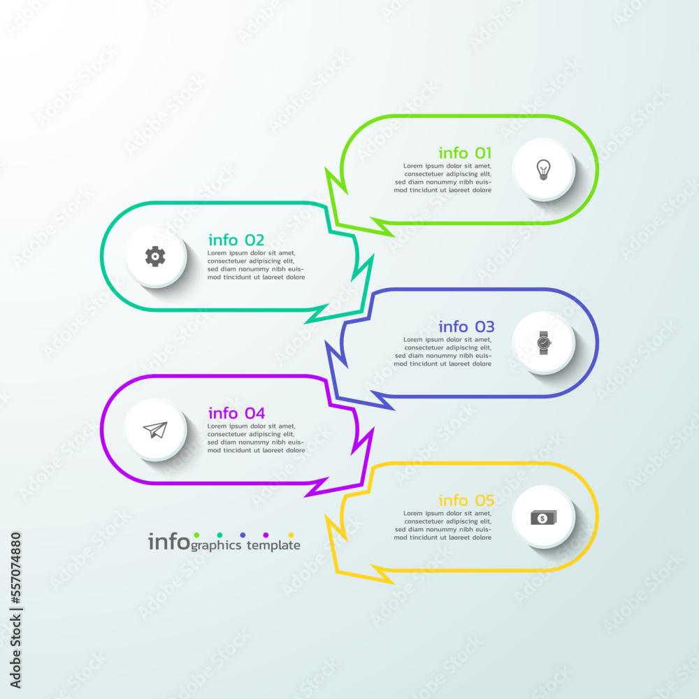 Infographic vector design business template Infographic vector design business template