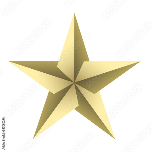 Gold star symbols set  isolated on white background   illustration 