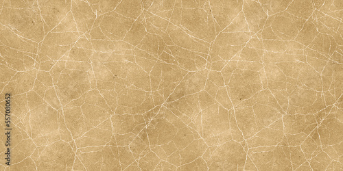 Seamless vintage beige brown wrinkled and creased parchment paper background texture. Rustic grunge scrapbook craft cardstock or old book page pattern. Ancient manuscript or antique scroll backdrop.