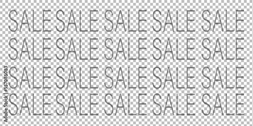 sale text on transparent background