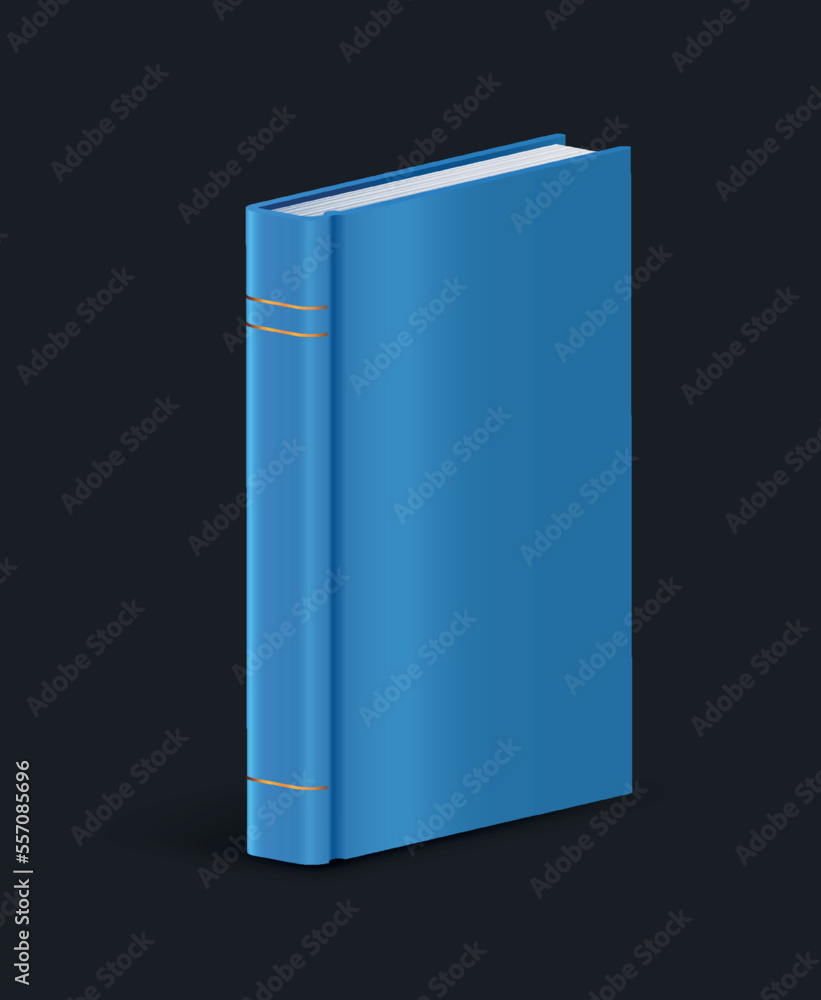 Realistic blue book Realistic blue book