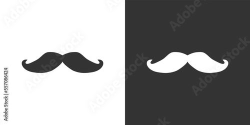 Mustache vector icon 