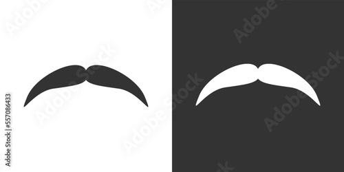 Mustache vector icon 