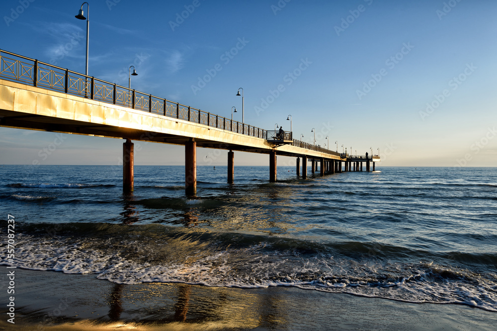 Obraz premium sunset in the sea