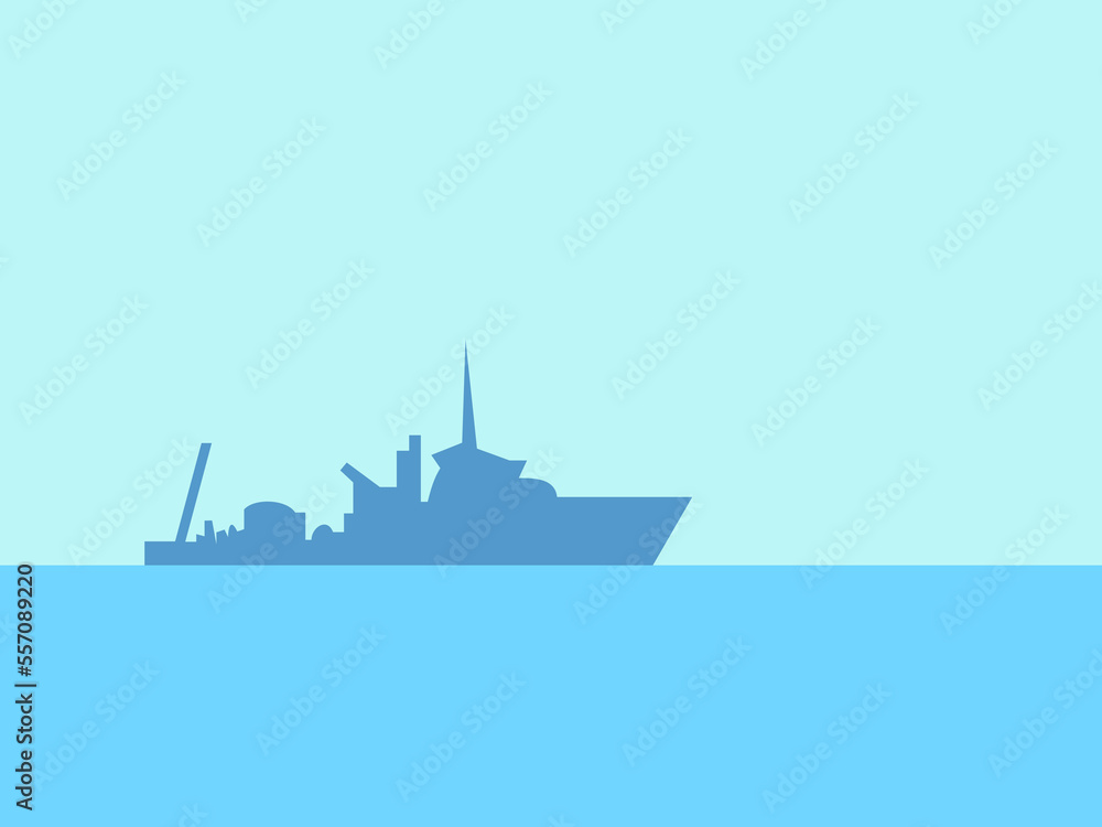 dharma ocean vector illustration flat design