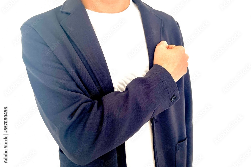 お任せください！安心できる男性個人事業主 Stock Photo Adobe Stock