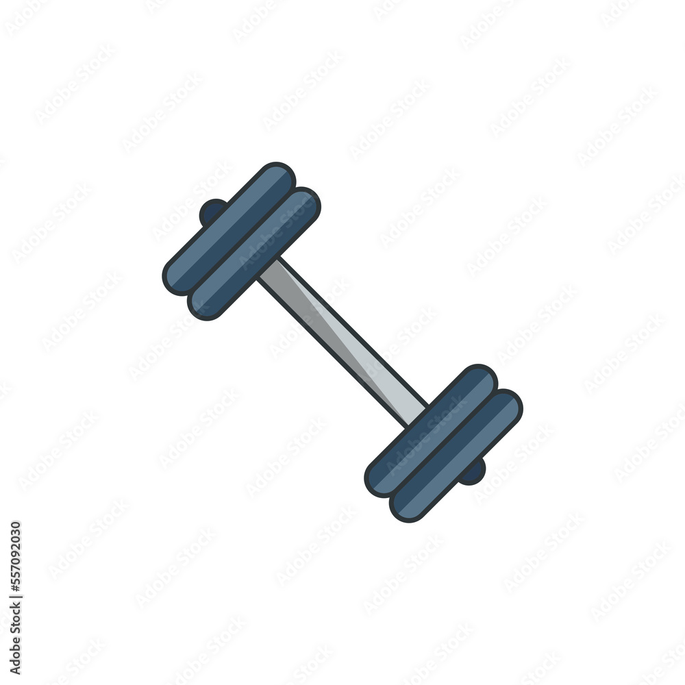 dumbbell icon design vector template dumbbell icon design vector template