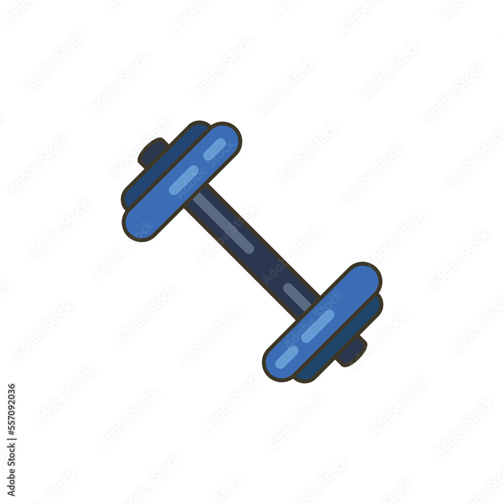 dumbbell icon design vector template dumbbell icon design vector template