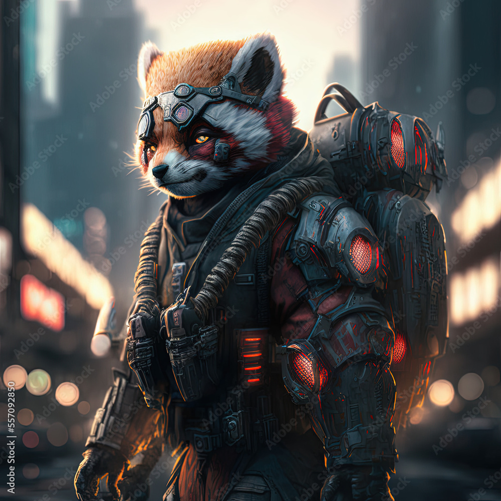 Gamer Avatar, CyberPanda, generative ai Gamer Avatar, CyberPanda, generative ai
