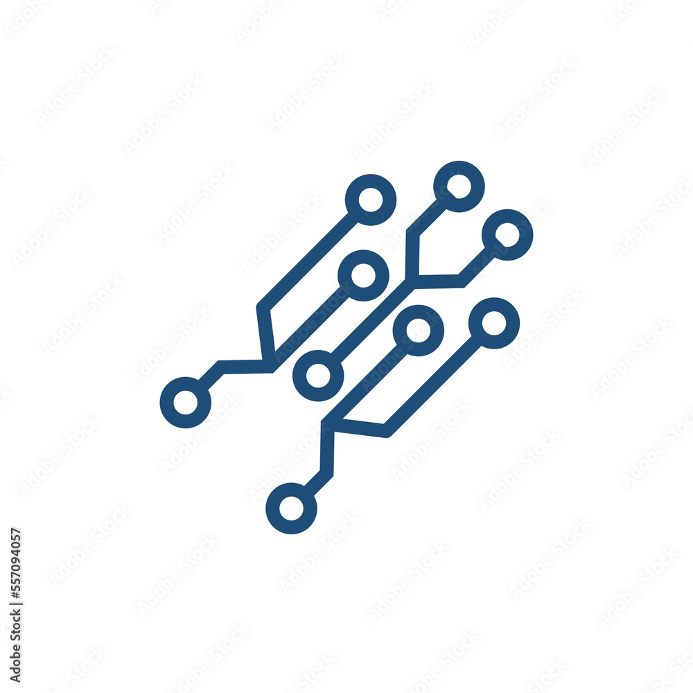 technology icon design vector template technology icon design vector template