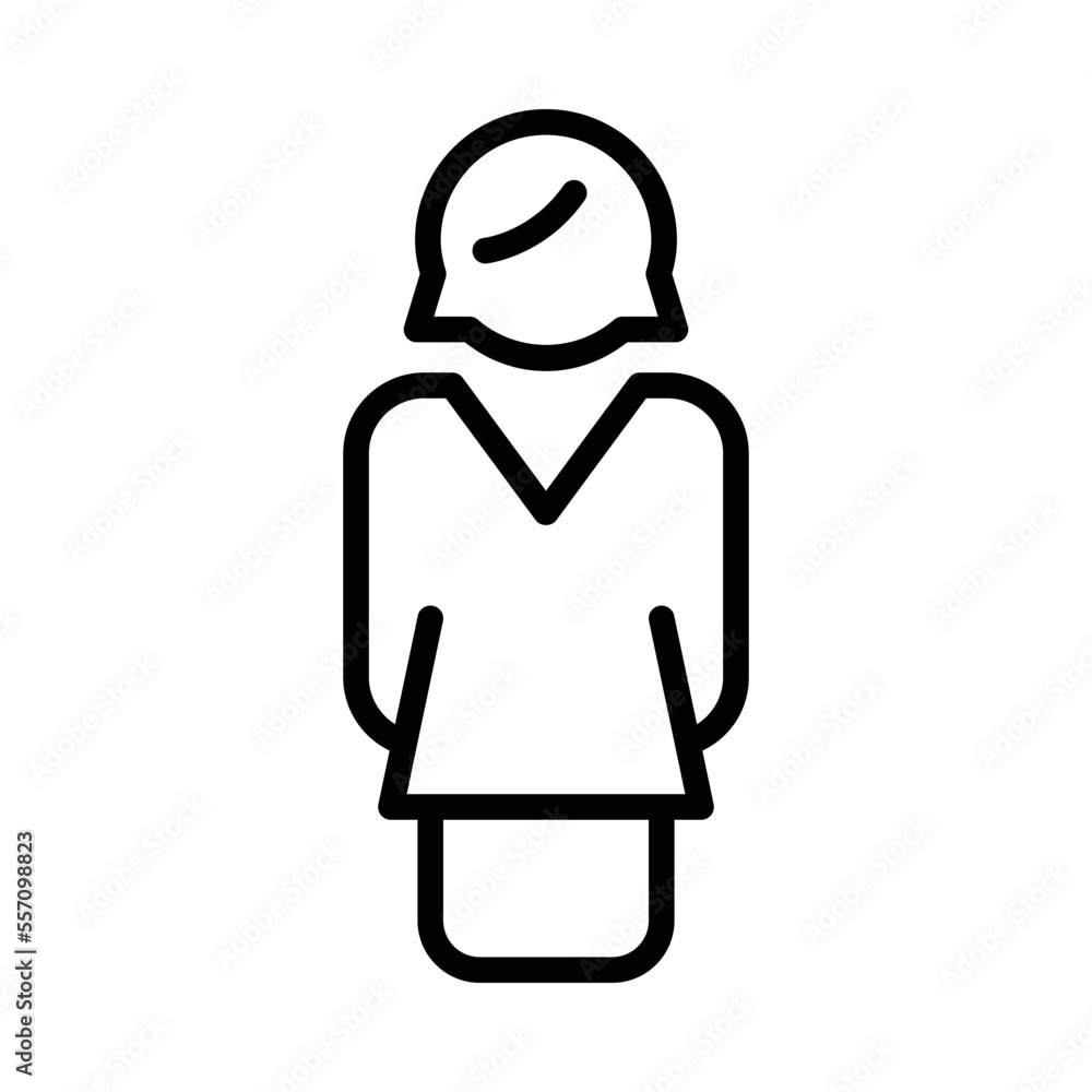 Woman vector icon symbol design Woman vector icon symbol design