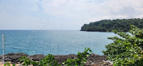 Breathe taking view from Sao Tome Island
