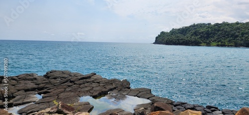 Breathe taking view from Sao Tome Island