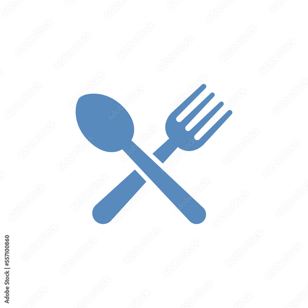 spoon and fork icon design vector template spoon and fork icon design vector template