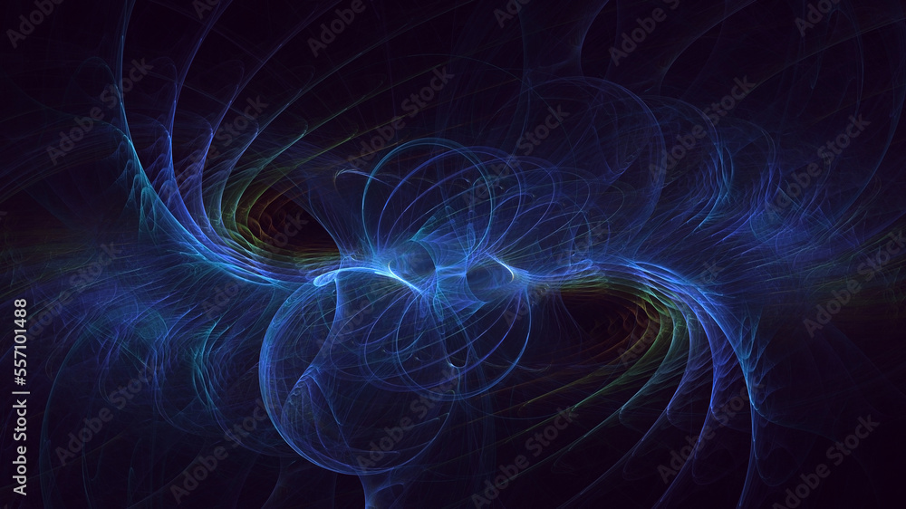 3D rendering abstract colorful fractal light background 3D rendering abstract colorful fractal light background
