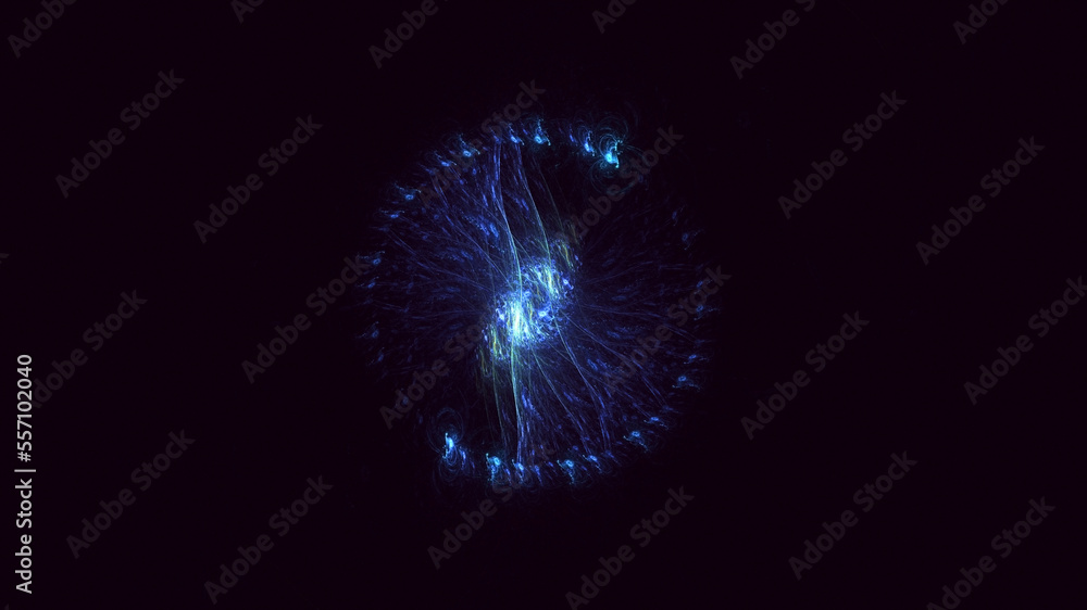 3D rendering abstract multicolor technology fractal light background 3D rendering abstract multicolor technology fractal light background