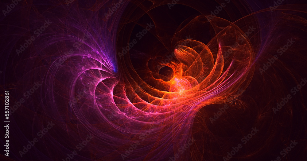 3D rendering abstract colorful fractal light background 3D rendering abstract colorful fractal light background