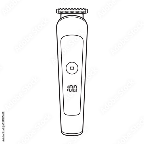 electric shaver isolated