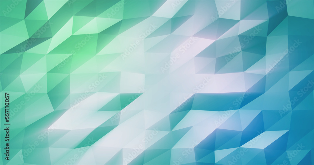 Abstract moving triangles green low poly digital futuristic. Abstract background Abstract moving triangles green low poly digital futuristic. Abstract background