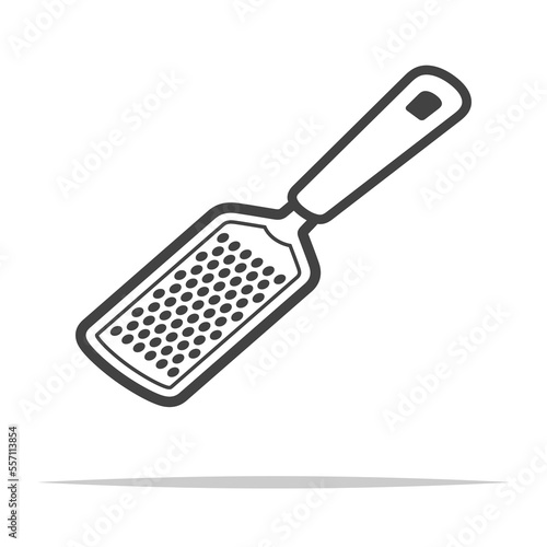 Cheese grater icon transparent vector isolated