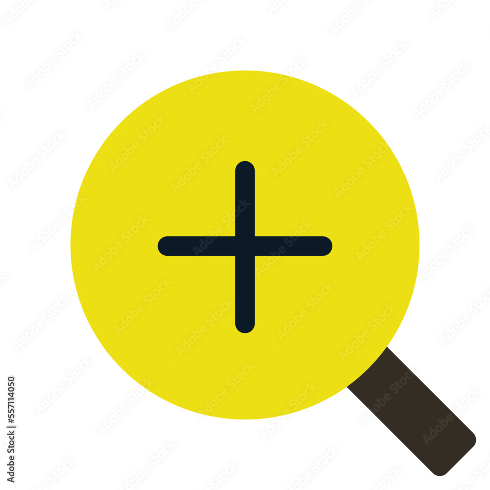 Obraz premium Zoom Flat Icon