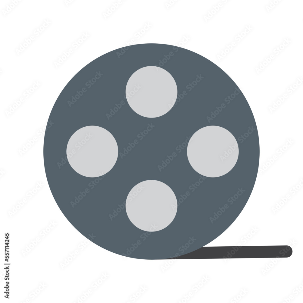 Obraz premium Movie Flat Icon