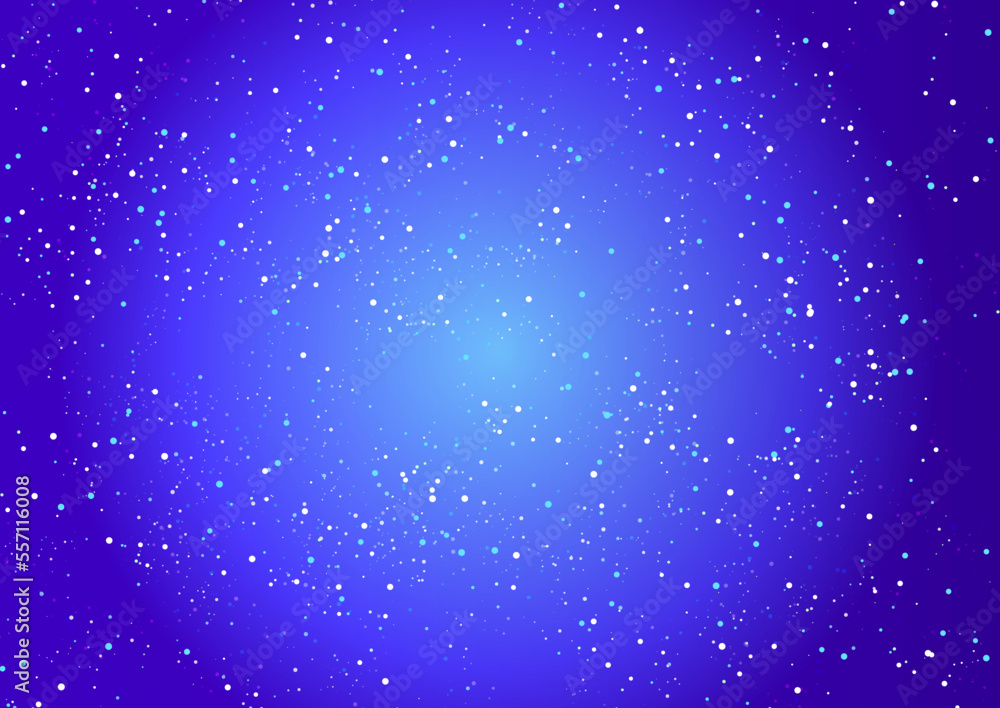 Fototapeta premium 青い光の宇宙