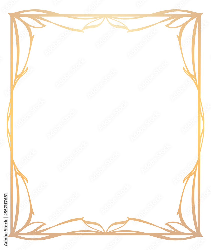 frame for text Gold frame for text Gold