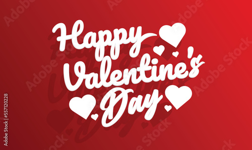 Happy valentines day 2023 text card vector typography heart banner design fun valentines day nail sketch vector writing design Valentins day happy text card vector heart typography banner design.