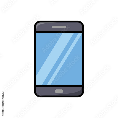 smart phone icon vector design template in white background