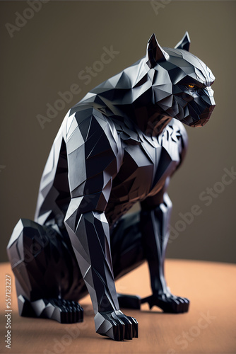 Origami Panther. Generative AI
