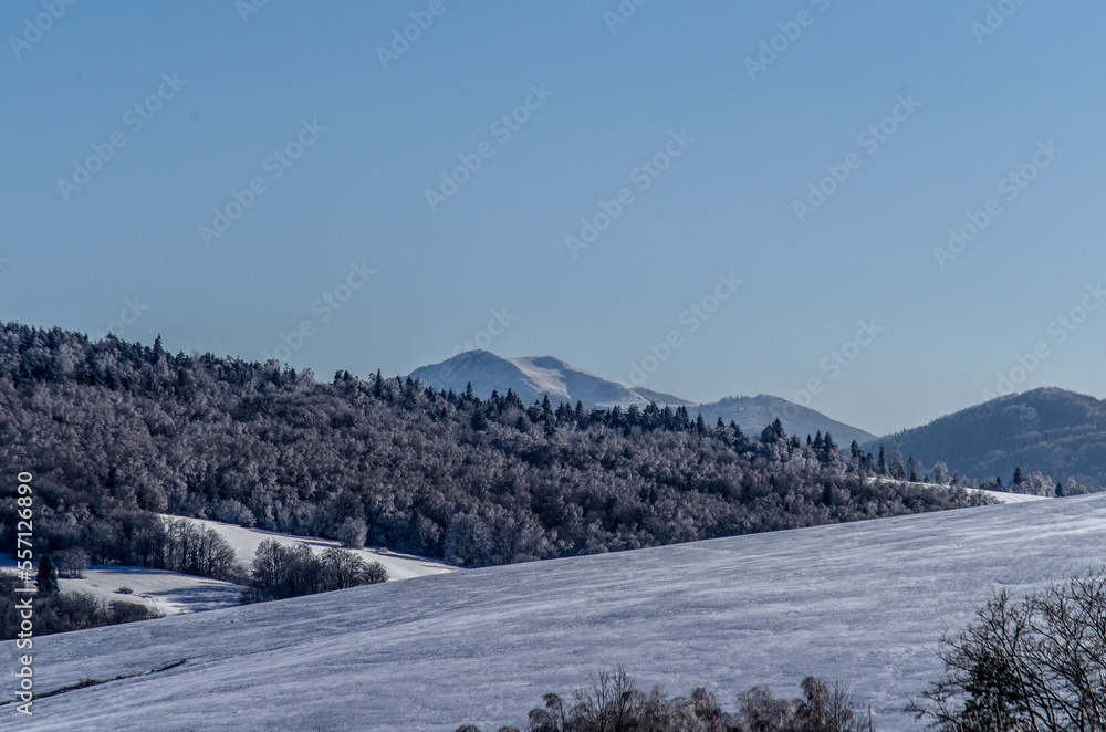 Zima w Bieszczadach 