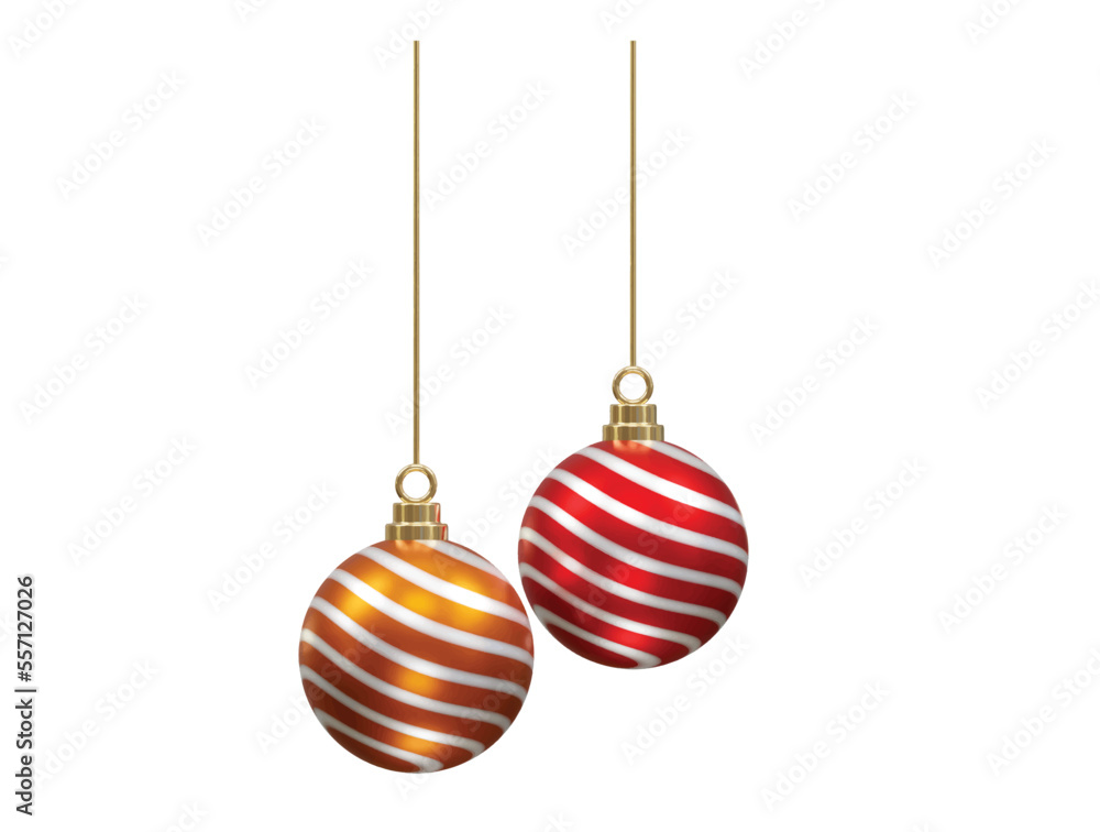 Christmas ball icon 3d rendering vector illustration Christmas ball icon 3d rendering vector illustration